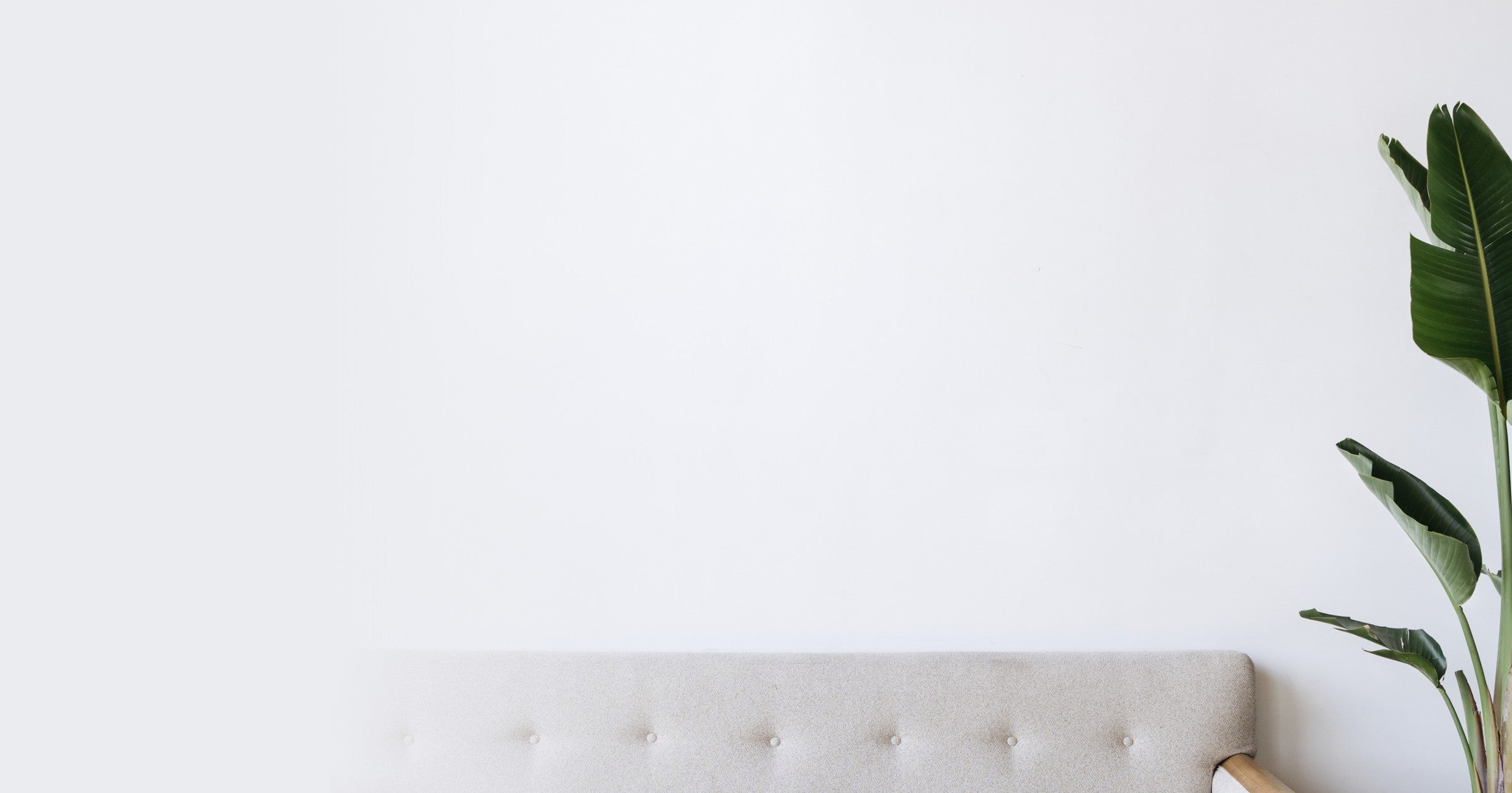 Living room wall above a sofa